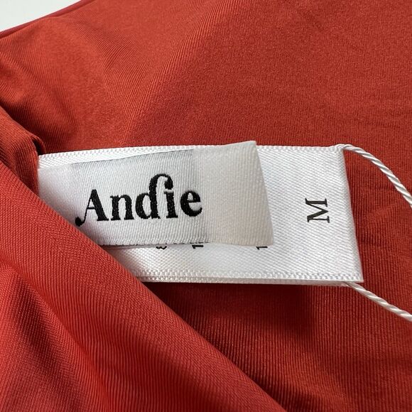 ANDIE Luzon One Piece Swimsuit Orange Chili Pepper Halter Women's Medium NWT - Picture 6 of 12